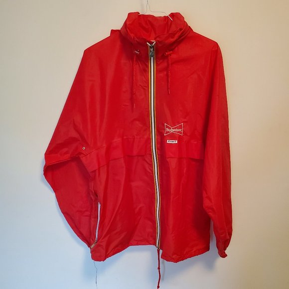 Vintage K-Way Budweiser Windbreaker (L) - Picture 2 of 6
